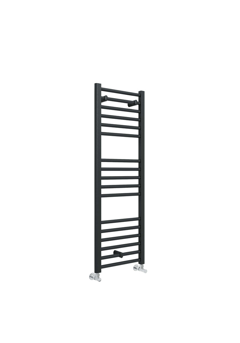 Kelvin Straight 1200 x 400mm Towel Warmer - Anthracite