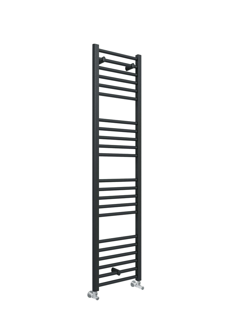 Kelvin Straight 1600 x 400mm Towel Warmer - Anthracite