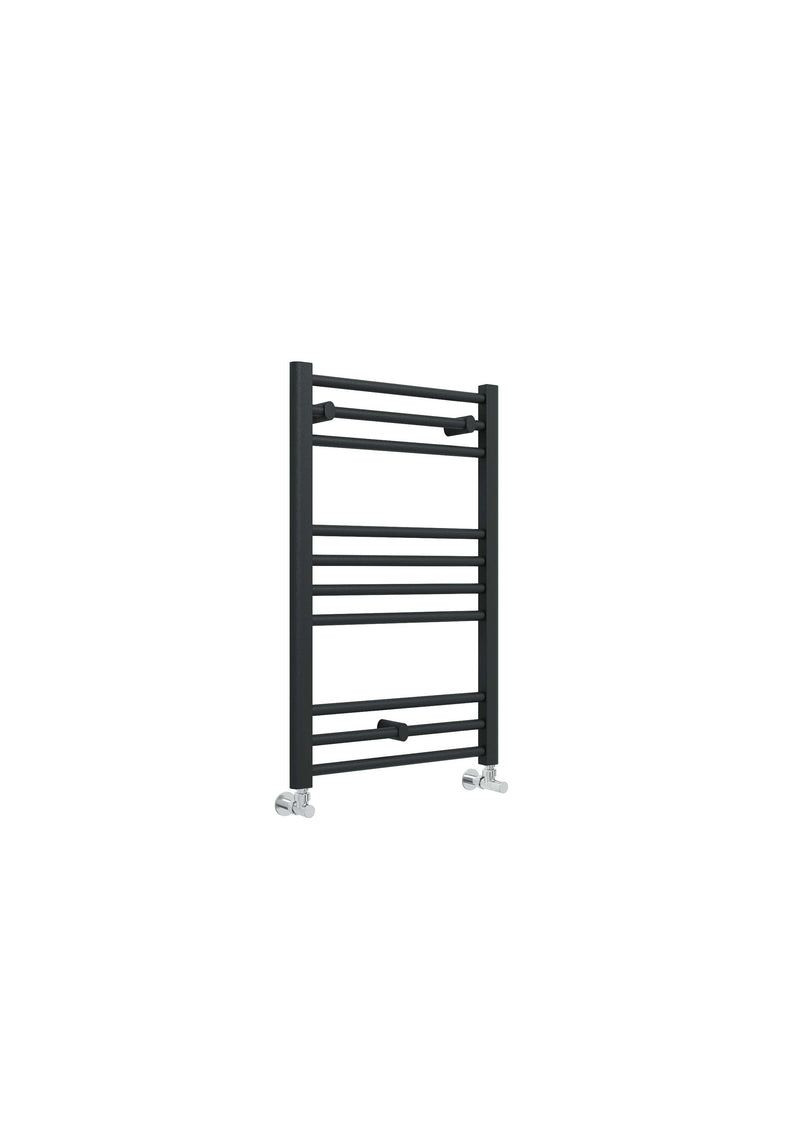 Kelvin Straight 800 x 500mm Towel Warmer - Anthracite