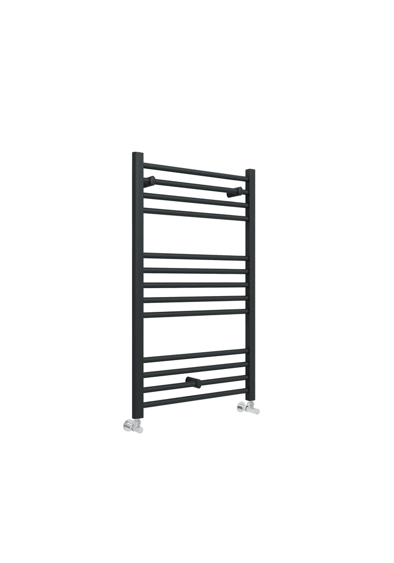Kelvin Straight 1000 x 600mm Towel Warmer - Anthracite