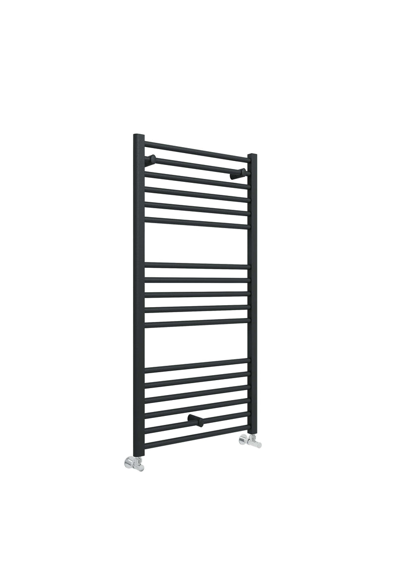 Kelvin Straight 1200 x 600mm Towel Warmer - Anthracite