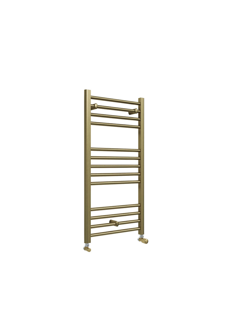 Kelvin Straight 1000 x 500mm Towel Warmer - Brass