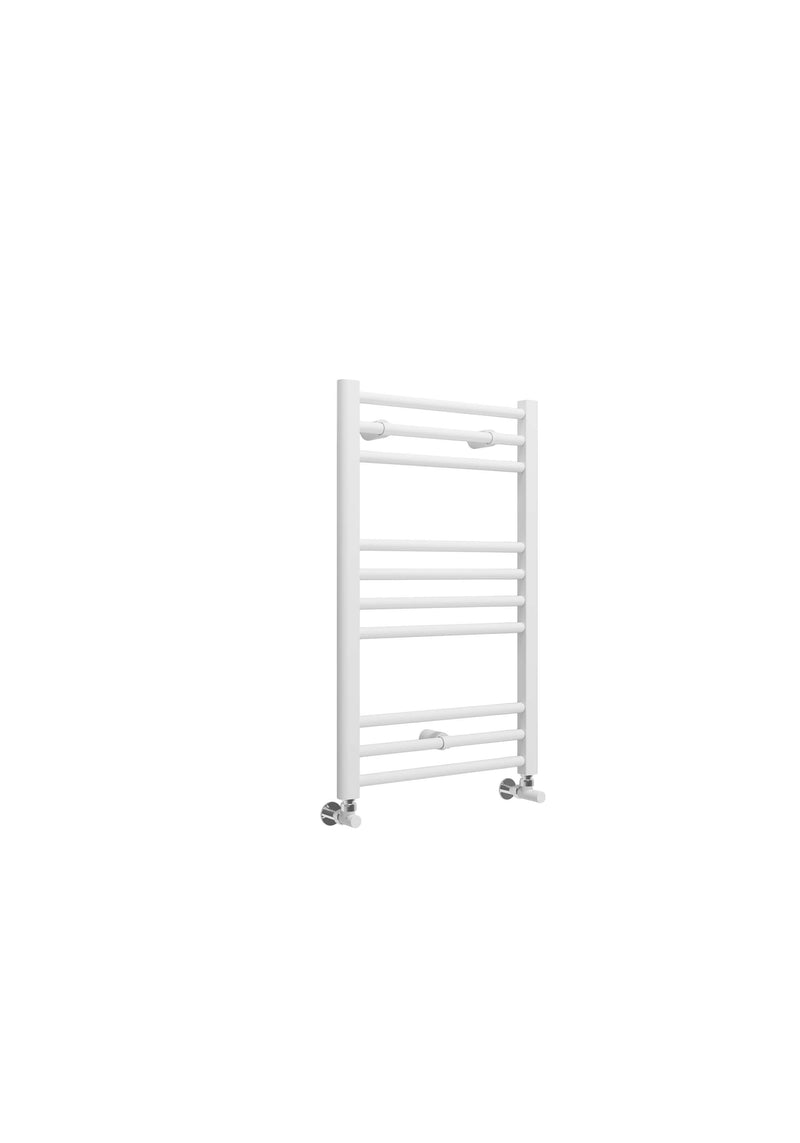 Kelvin Straight 800 x 400mm Towel Warmer - White
