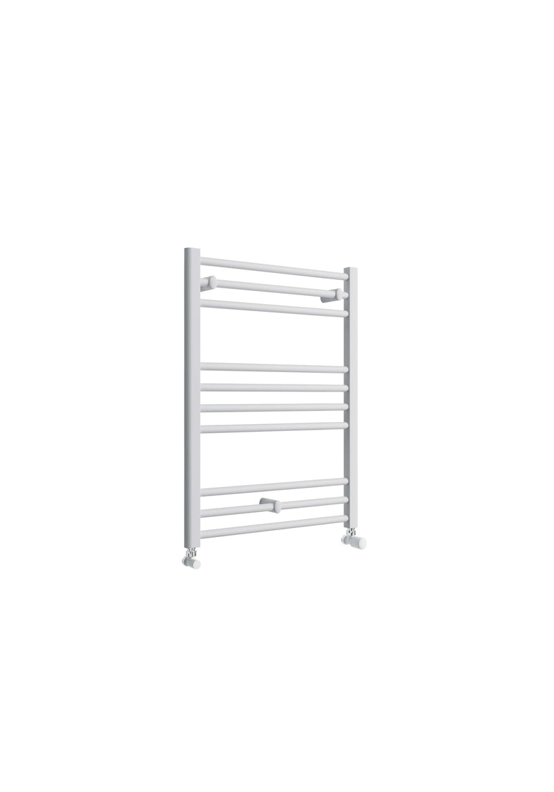 Kelvin Straight 800 x 600mm Towel Warmer - White