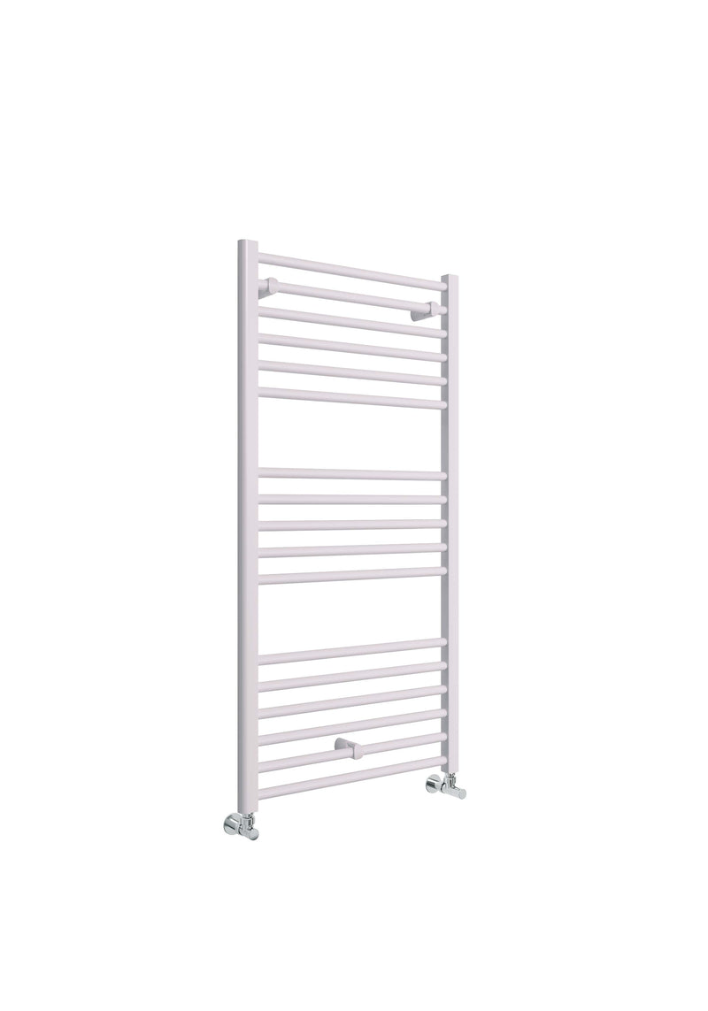 Kelvin Straight 1200 x 600mm Towel Warmer - White