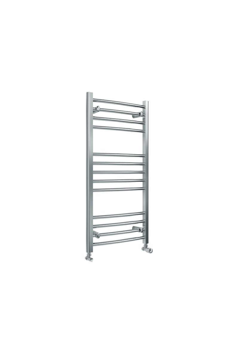 Kelvin Curved 1000 x 500mm Towel Warmer - Chrome
