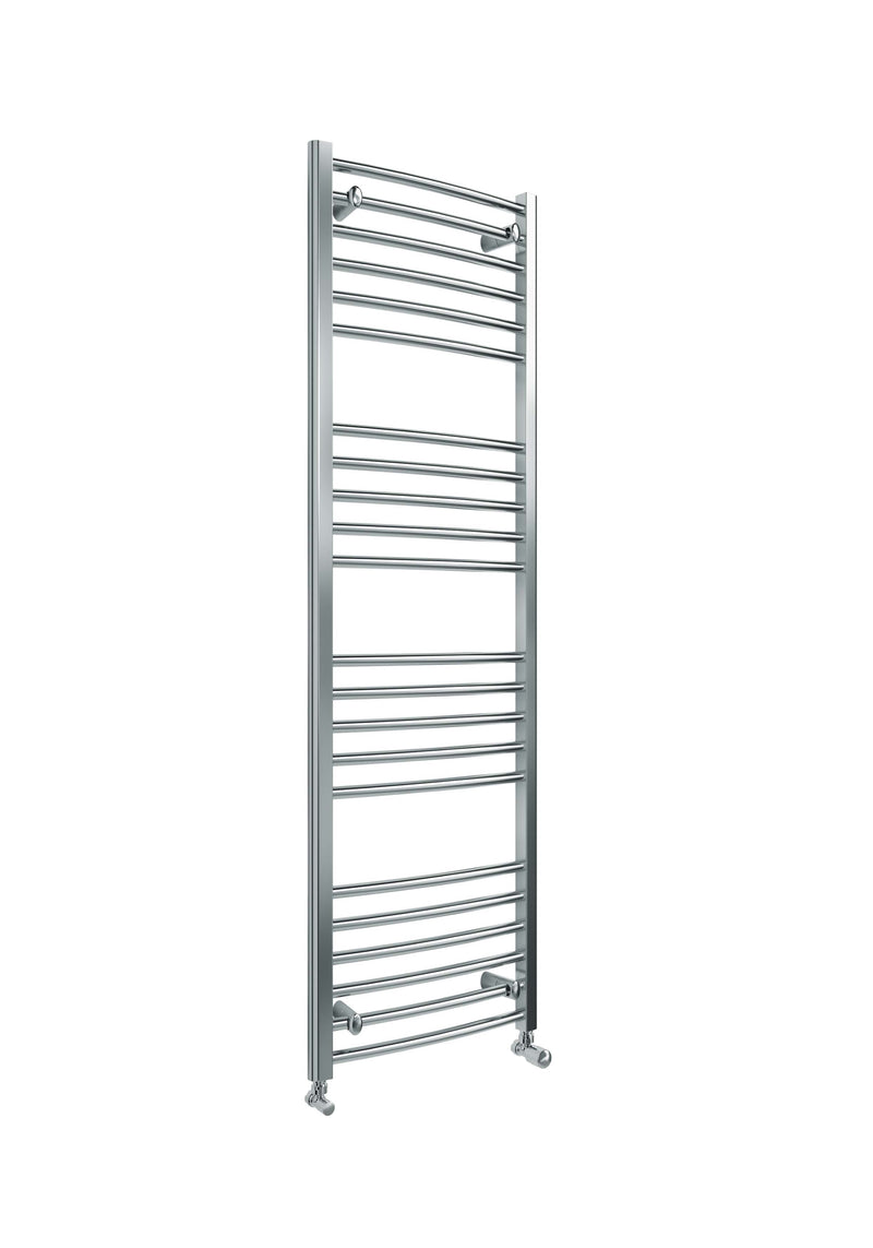 Kelvin Curved 1600 x 500mm Towel Warmer - Chrome