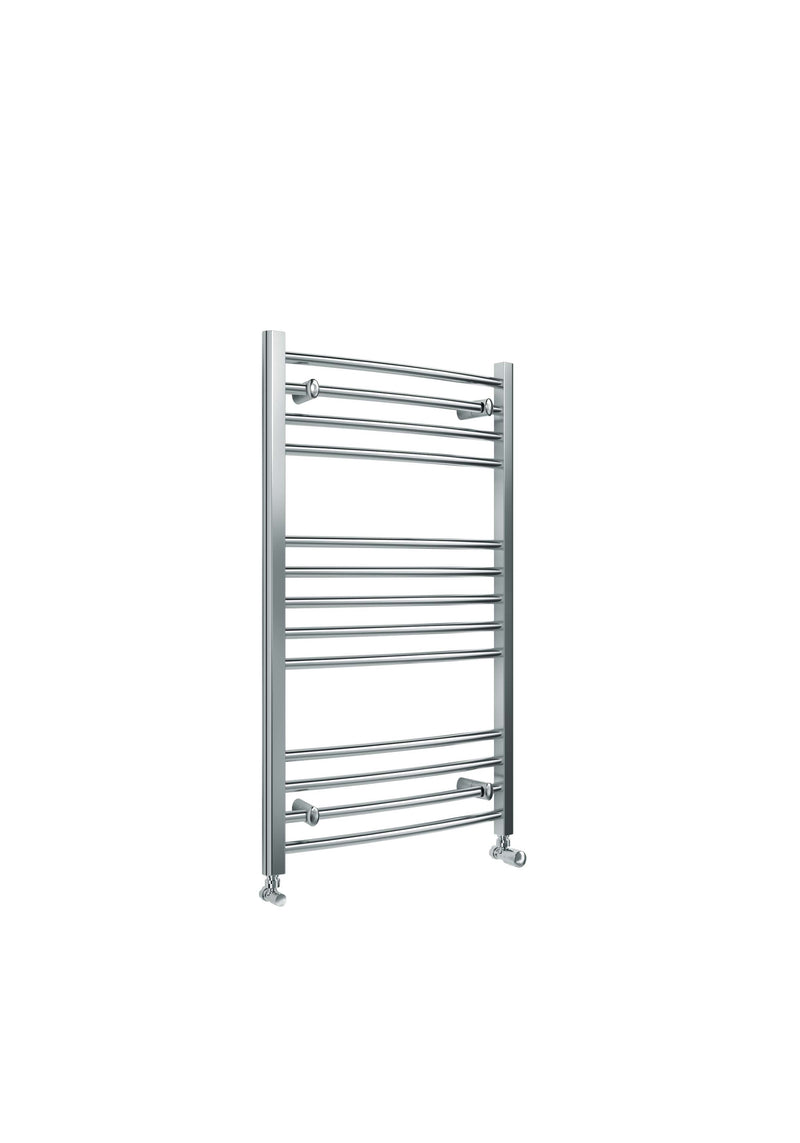 Kelvin Curved 1000 x 600mm Towel Warmer - Chrome
