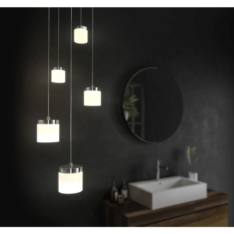 HiB Peak Chrome Pendant Lighting - 0750