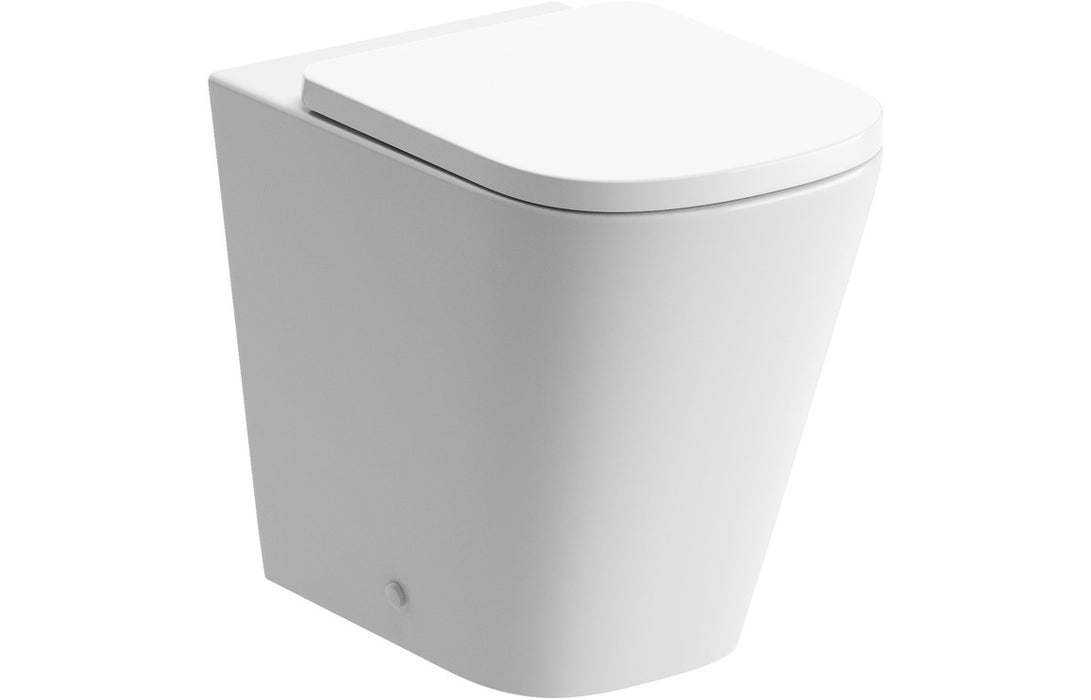 Ferndale Rimless Back To Wall Comfort Height WC & Soft Close Seat