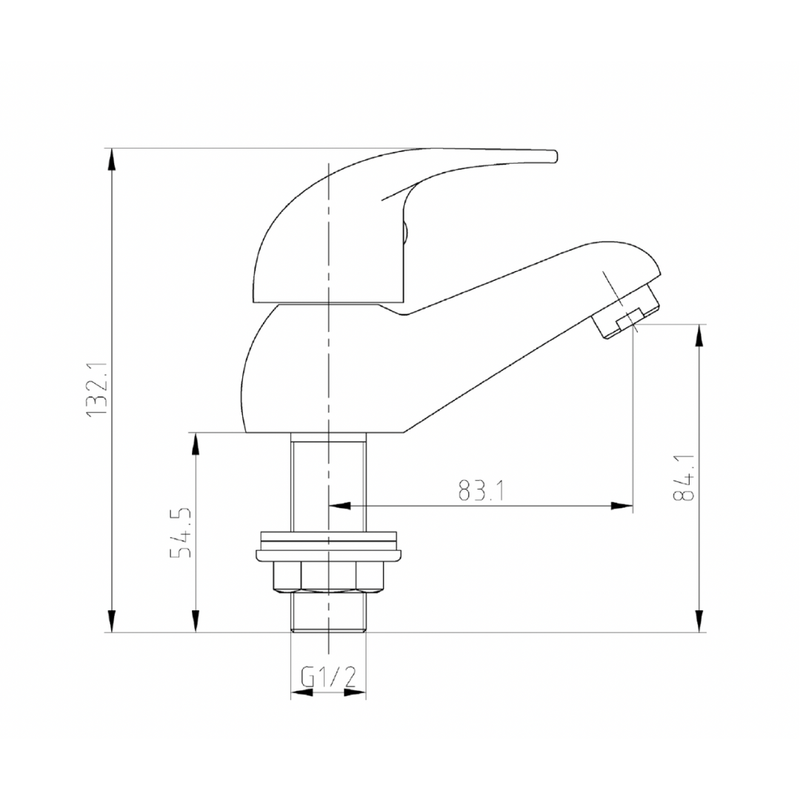 Lagoon Tap Pair for 2 Tap Hole Basin w/ Pop Up Waste - Chrome